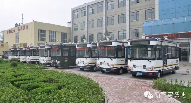 跃迪移动警务室北京市榆垡派出所执勤现场-确保人民安全