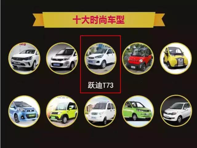 跃迪电动汽车T73入选 “2016小型电动汽车行业十大时尚车型”