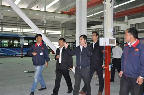 商洛市副市长王勇一行到跃迪集团旗下陕西跃迪新能源汽车有限公司调研