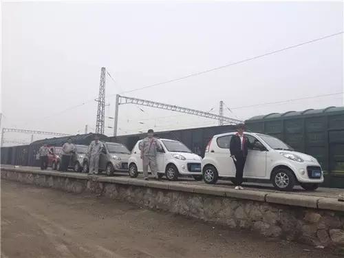 跃迪电动汽车不惧风雨坚持批量发车焦作、涿州、淄博